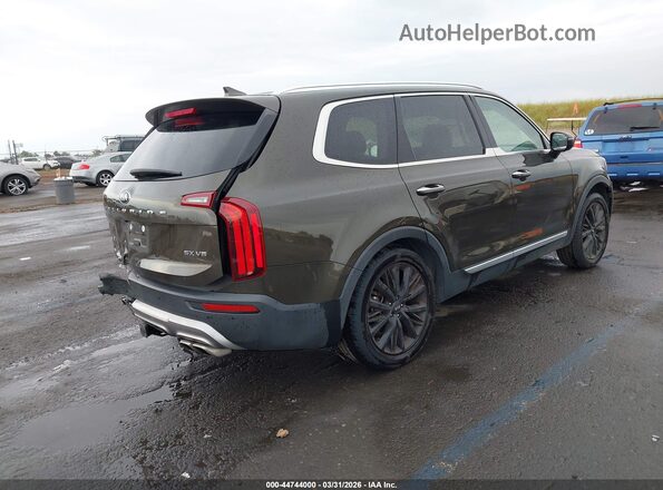 5XYP54HC8LG010912 2020 KIA TELLURIDE Green Հետևի աջ
