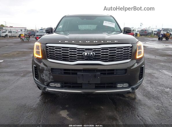 5XYP54HC8LG010912 2020 KIA TELLURIDE Green Սարքավորումների վահանակի տեսք