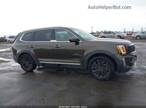 5XYP54HC8LG010912 2020 KIA TELLURIDE Green Սալոնի հետևի տեսք