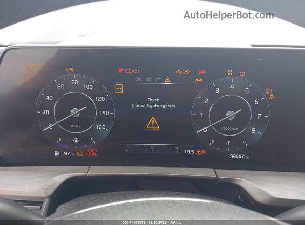 5XYP5DGC8RG443382 2024 KIA TELLURIDE Серый Вид задних сидений
