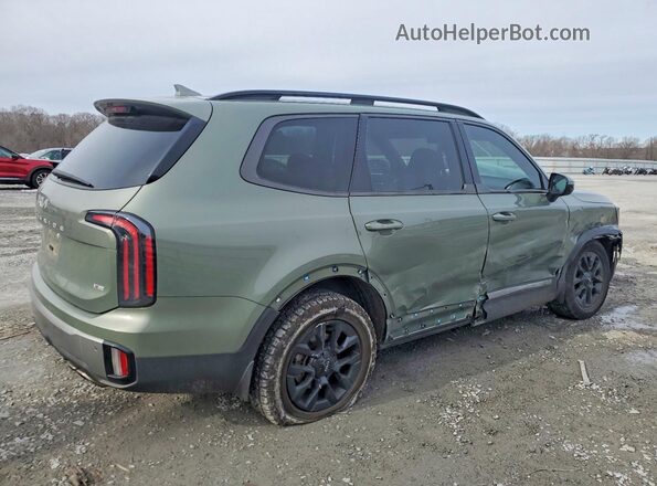5XYP5DGCXPG403074 2023 KIA TELLURIDE Зеленый Задняя правая четверть