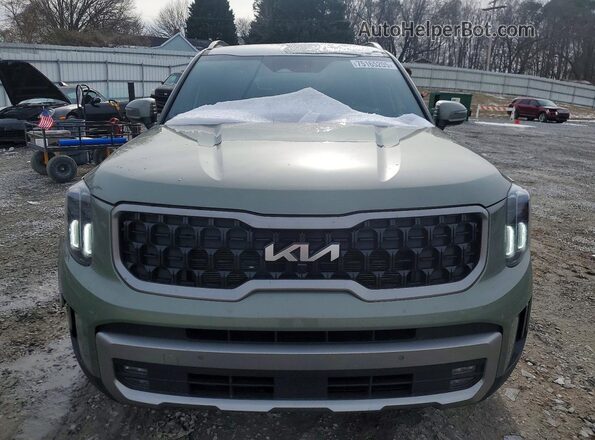 5XYP5DGCXPG403074 2023 KIA TELLURIDE Зеленый Вид спереди