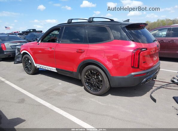 5XYP5DHC4MG193176 2021 KIA TELLURIDE Красный Задняя левая четверть