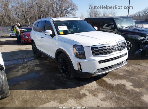 5XYP5DHC6LG046971 2020 KIA TELLURIDE Белый Передняя правая четверть
