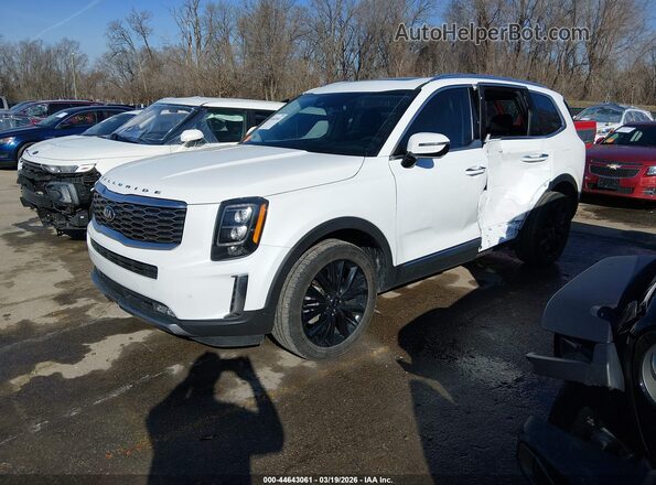 5XYP5DHC6LG046971 2020 KIA TELLURIDE Белый Передняя левая четверть