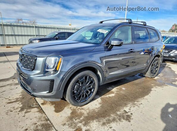 5XYP5DHC8MG154686 2021 KIA TELLURIDE Угольный Передняя левая четверть