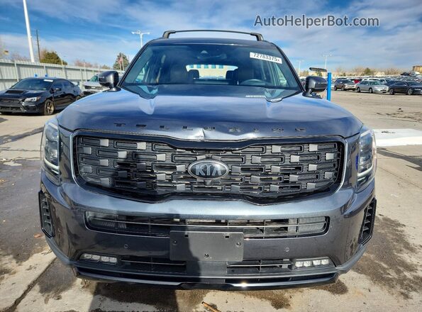 5XYP5DHC8MG154686 2021 KIA TELLURIDE Угольный Вид спереди