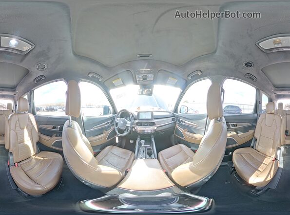5XYP5DHC8MG154686 2021 KIA TELLURIDE Угольный Панорамный вид салона 360°