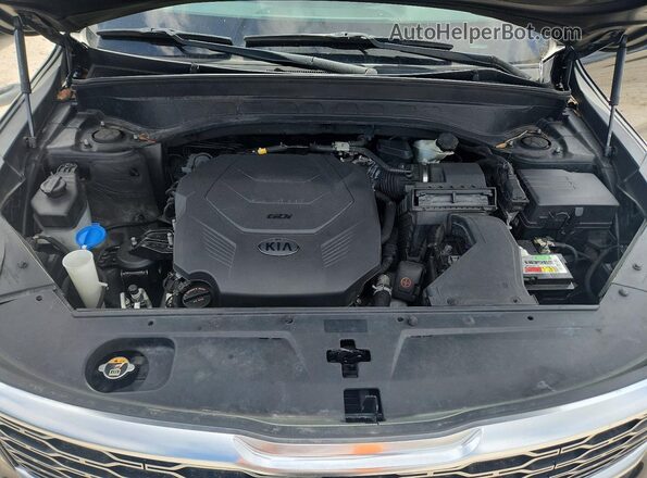 5XYP64HC1LG010442 2020 KIA TELLURIDE Black Vista de la etiqueta del VIN