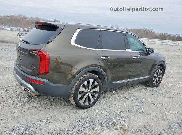 5XYP64HC8MG139537 2021 KIA TELLURIDE Tan Przód prawy