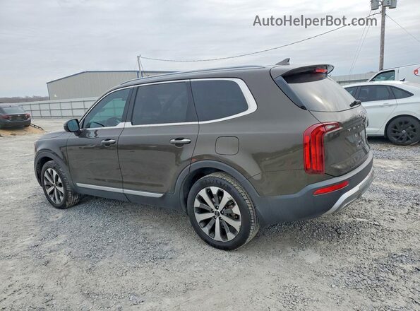 5XYP64HC8MG139537 2021 KIA TELLURIDE Tan Tył prawy