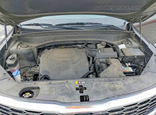 5XYP64HC8MG139537 2021 KIA TELLURIDE Tan Widok naklejki z numerem VIN