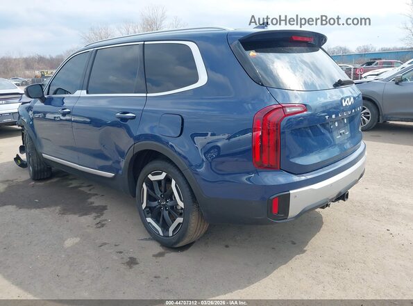 5XYP6DGC1RG480867 2024 KIA TELLURIDE Синий Задняя левая четверть
