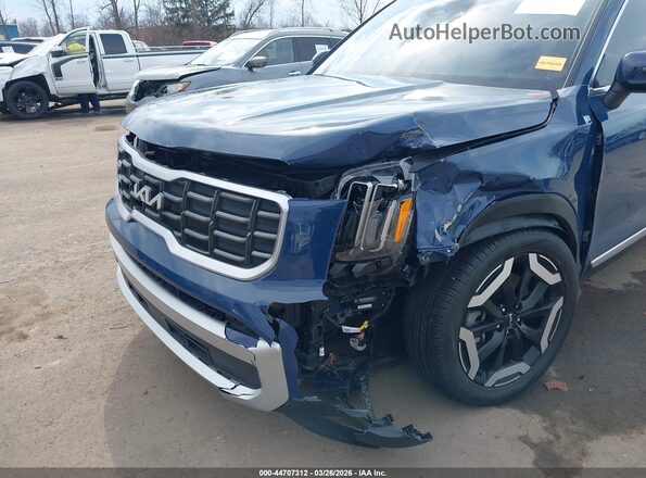5XYP6DGC1RG480867 2024 KIA TELLURIDE Синий Вид спереди