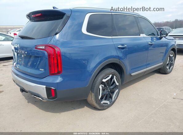 5XYP6DGC1RG480867 2024 KIA TELLURIDE Синий Задняя правая четверть