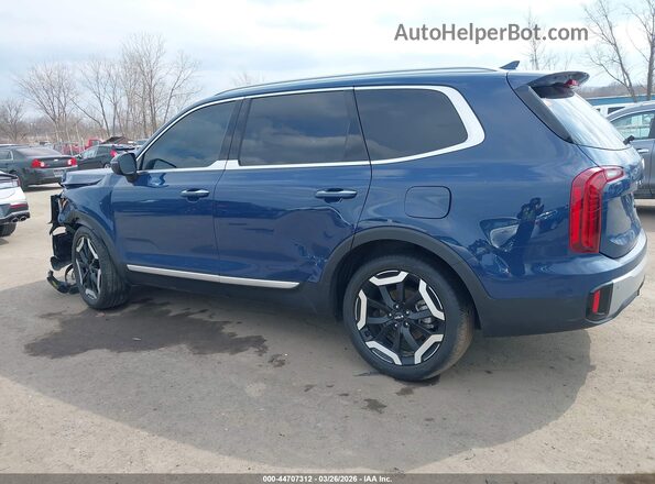 5XYP6DGC1RG480867 2024 KIA TELLURIDE Синий Панорамный вид салона 360°