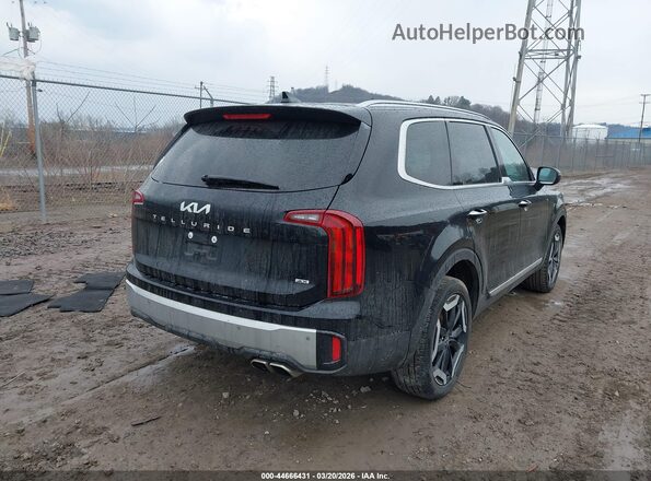 5XYP6DGCXRG497490 2024 KIA TELLURIDE Черный Задняя правая четверть