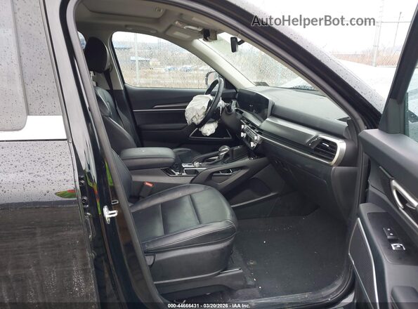 5XYP6DGCXRG497490 2024 KIA TELLURIDE Черный Вид салона спереди