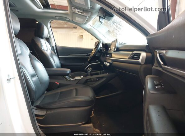 5XYP6DHC5MG165075 2021 KIA TELLURIDE Белый Вид салона спереди