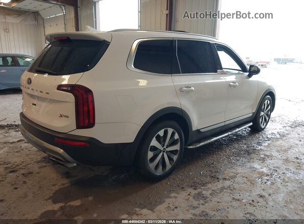 5XYP6DHC5MG165075 2021 KIA TELLURIDE Белый Задняя правая четверть