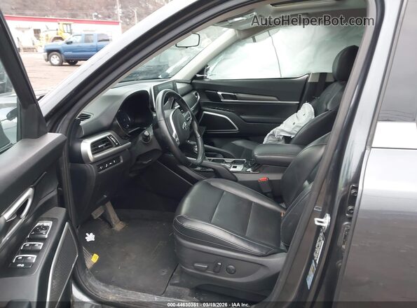 5XYP6DHCXLG024467 2020 KIA TELLURIDE Серый Вид салона спереди
