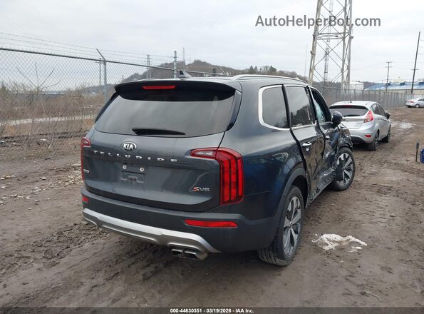 5XYP6DHCXLG024467 2020 KIA TELLURIDE Серый Задняя правая четверть
