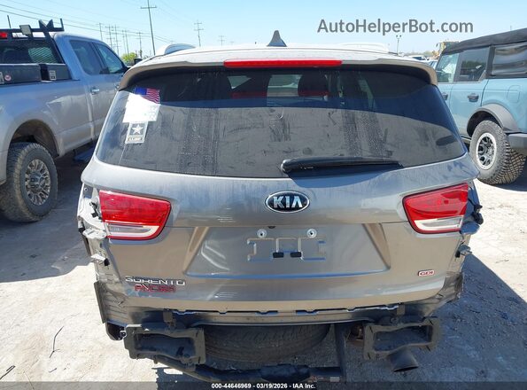 5XYPG4A35JG354585 2018 KIA SORENTO Серый 