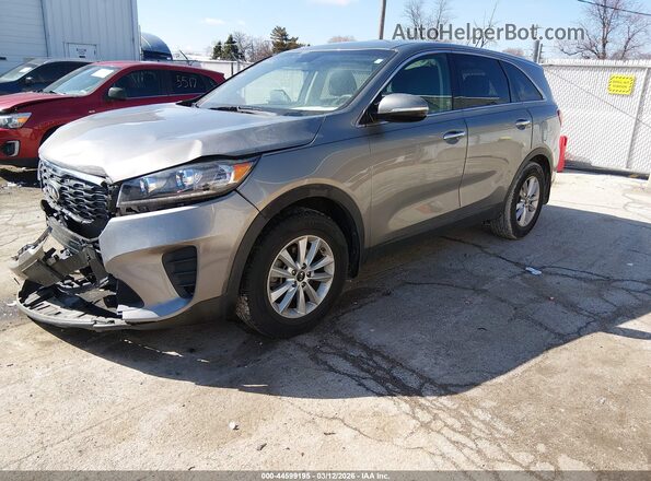 5XYPG4A35KG451920 2019 KIA SORENTO Серый Передняя левая четверть
