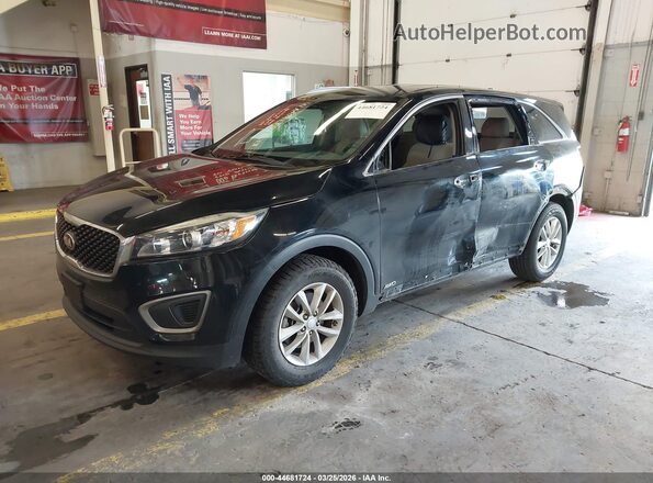 5XYPGDA30GG059497 2016 KIA SORENTO Черный Передняя левая четверть