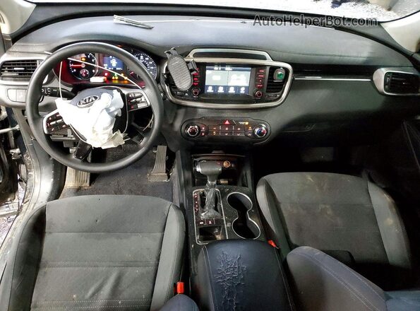 5XYPGDA30LG641271 2020 KIA SORENTO Black Widok deski rozdzielczej