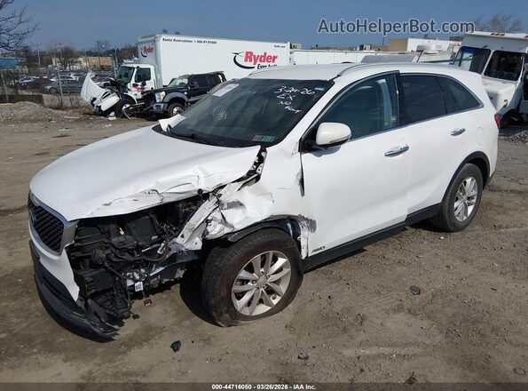 5XYPGDA33HG258514 2017 KIA SORENTO Белый Передняя левая четверть