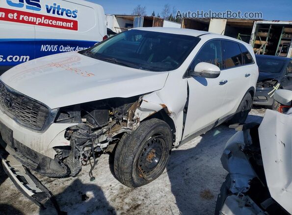 5XYPGDA35LG614342 2020 KIA SORENTO Белый Передняя левая четверть