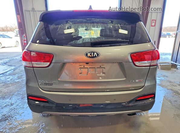5XYPH4A1XGG034473 2016 KIA SORENTO Серый Вид сзади