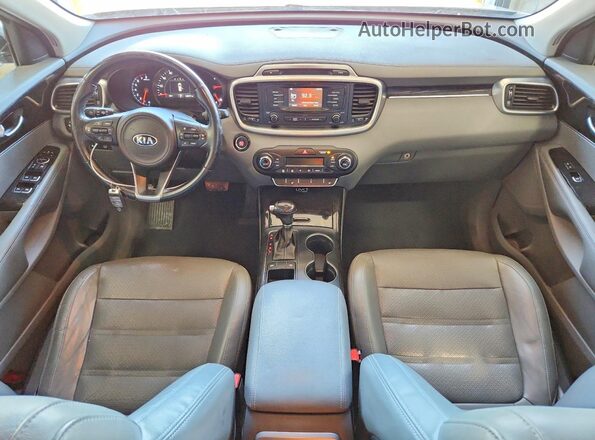 5XYPH4A1XGG034473 2016 KIA SORENTO Серый Вид панели приборов