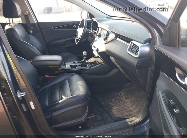 5XYPH4A50LG672910 2020 KIA SORENTO Серый Вид салона спереди