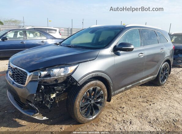 5XYPH4A50LG672910 2020 KIA SORENTO Серый Передняя левая четверть