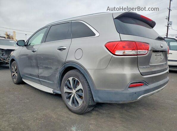 5XYPH4A52GG043932 2016 KIA SORENTO Gray Rear left