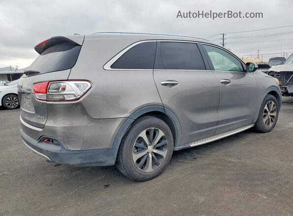 5XYPH4A52GG043932 2016 KIA SORENTO Gray Rear right