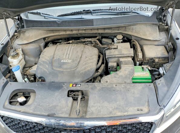 5XYPH4A52GG043932 2016 KIA SORENTO Gray Engine compartment view