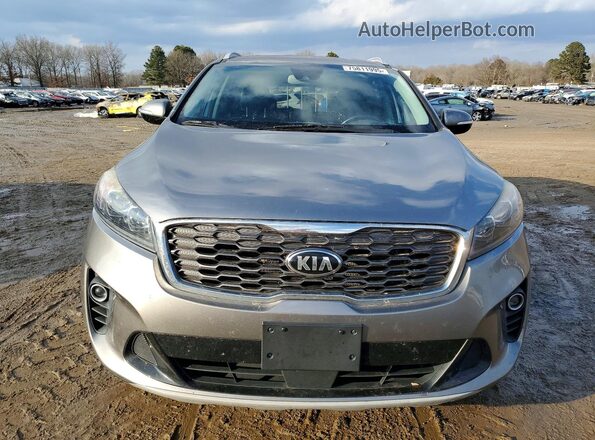 5XYPH4A56KG456672 2019 KIA SORENTO Серебряный Вид спереди