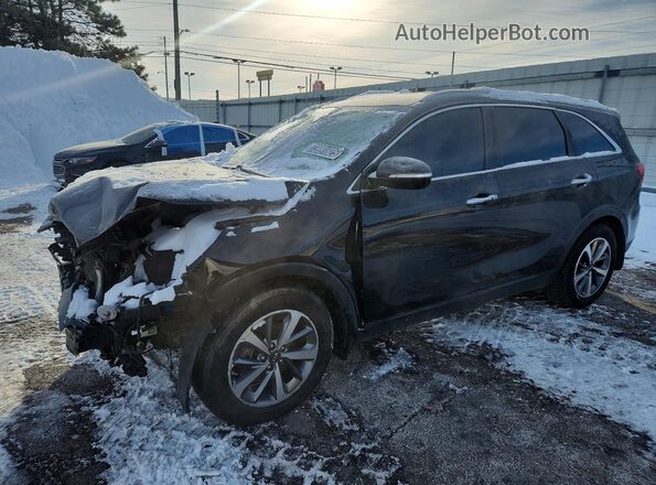 5XYPHDA50KG444758 2019 KIA SORENTO Black Vista tres cuartos delantera izquierda