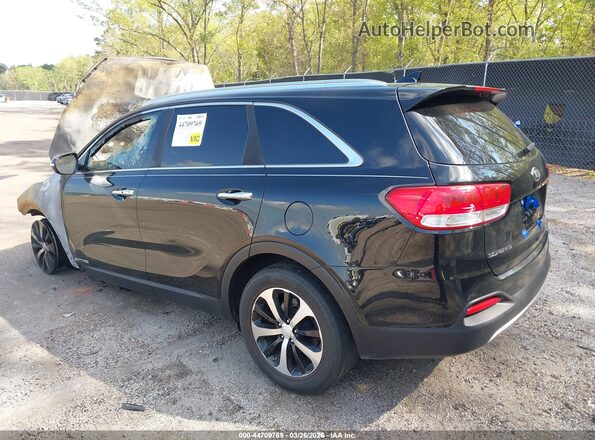 5XYPHDA56GG159134 2016 KIA SORENTO Black Tył lewy