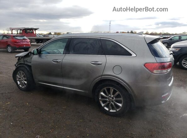 5XYPKDA51JG375174 2018 KIA SORENTO Серый Задняя левая четверть