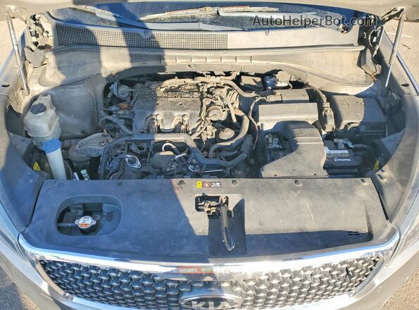 5XYPKDA58HG238677 2017 KIA SORENTO Серый Вид подкапотного пространства