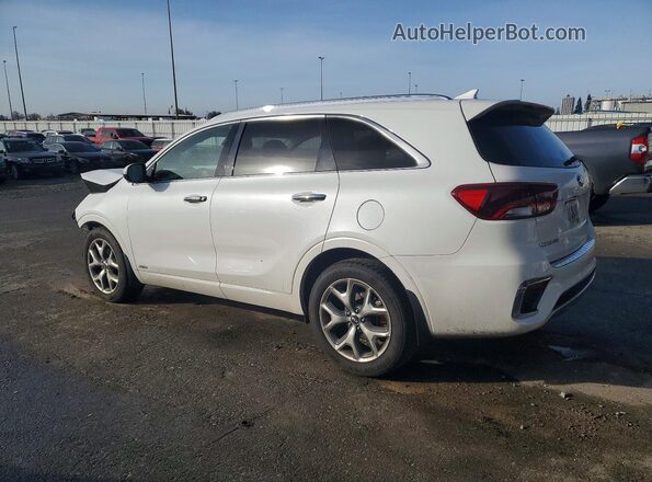 5XYPKDA58KG467321 2019 KIA SORENTO White Tył lewy