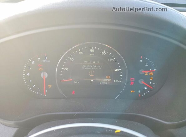 5XYPKDA58KG467321 2019 KIA SORENTO White Widok zestawu wskaźników