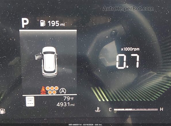 5XYRG4JC6TG425904 2026 KIA SORENTO Gray Widok wnętrza 360 stopni