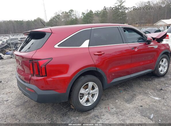 5XYRG4LC2MG073158 2021 KIA SORENTO Red Задня права чверть