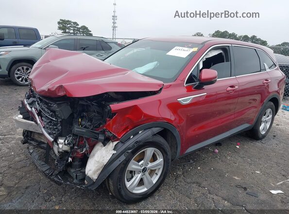 5XYRG4LC2MG073158 2021 KIA SORENTO Red Передня ліва чверть