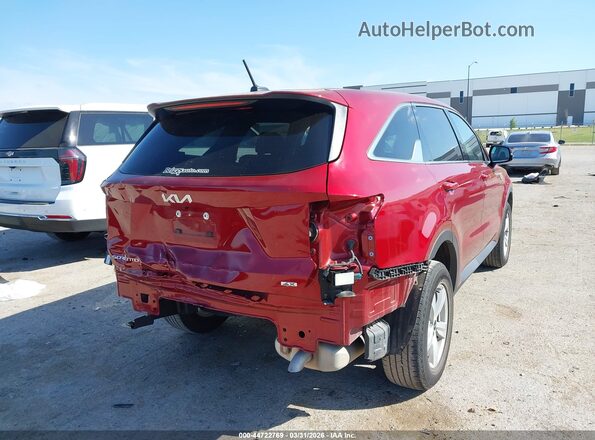 5XYRGDLC2PG239599 2023 KIA SORENTO Красный Задняя правая четверть